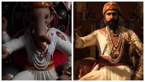 Ganesh Chaturthi 2025: Vicky Kaushal's 'Chhaava'-Inspired Ganpati Idols Take Center Stage in Celebrations