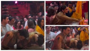 Ranveer Singh and Deepika Padukone Seek Blessings at Ganesh Chaturthi; Actor Unveils Striking Clean-Shaven Look, Fuels 'Don 3' Speculation
