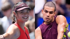 Watch: Emma Raducanu gives her verdict on Carlos Alcaraz's special buzzcut