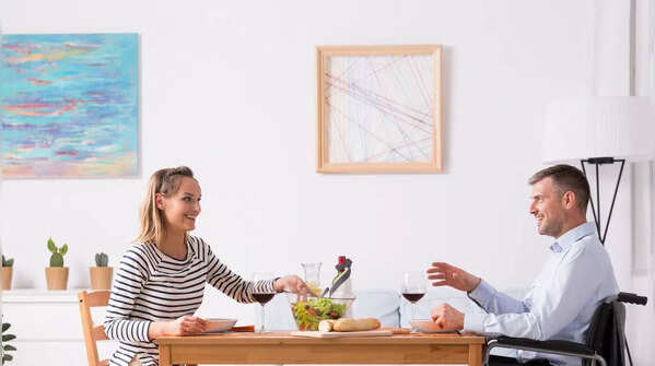 Person confidently setting a boundary