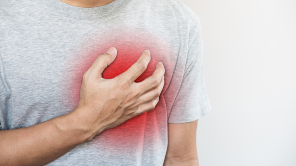 Illustration representing risk factors for heart disease