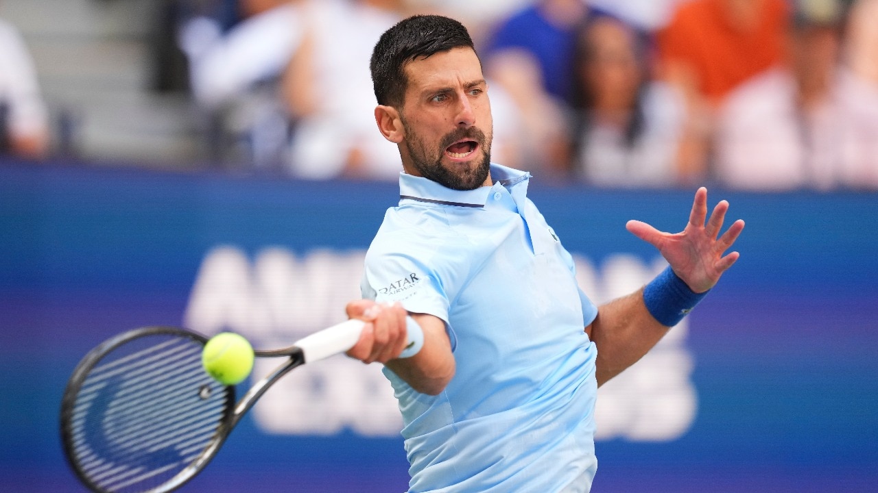 US Open: Novak Djokovic rolls into Round 3, equals Roger Federer's record